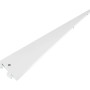 Weißer U-Träger (47 cm) aus Stahl für Regalböden und Möbelbau, belastbar bis 50 kg.