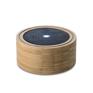 medisana AD 625 Aroma Diffuser aus Bambus mit LED Farbwechsel für eine angenehme Raumbeduftung.