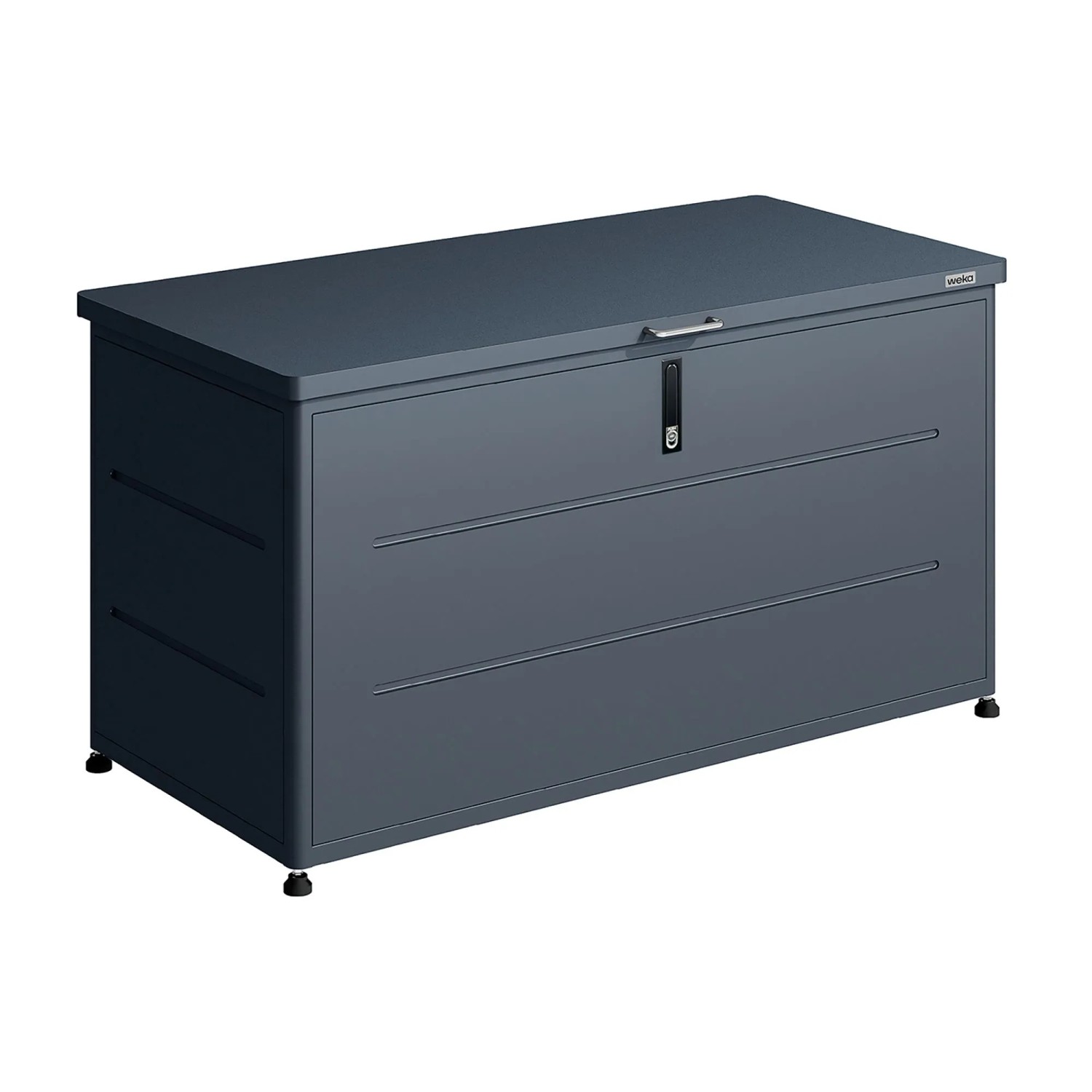 Weka Metall-Terrassenbox Gary 406 Anthrazit 135 cm x 66 cm x 74,5 cm