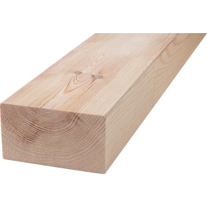 Kiefer Konstruktionsvollholz, 60x120x6500 mm, gehobelt und gefast.