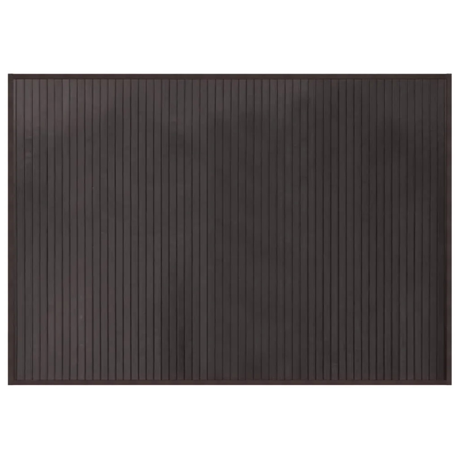 vidaXL Teppich Rechteckig Dunkelbraun 70x100 cm Bambus 376869 günstig online kaufen
