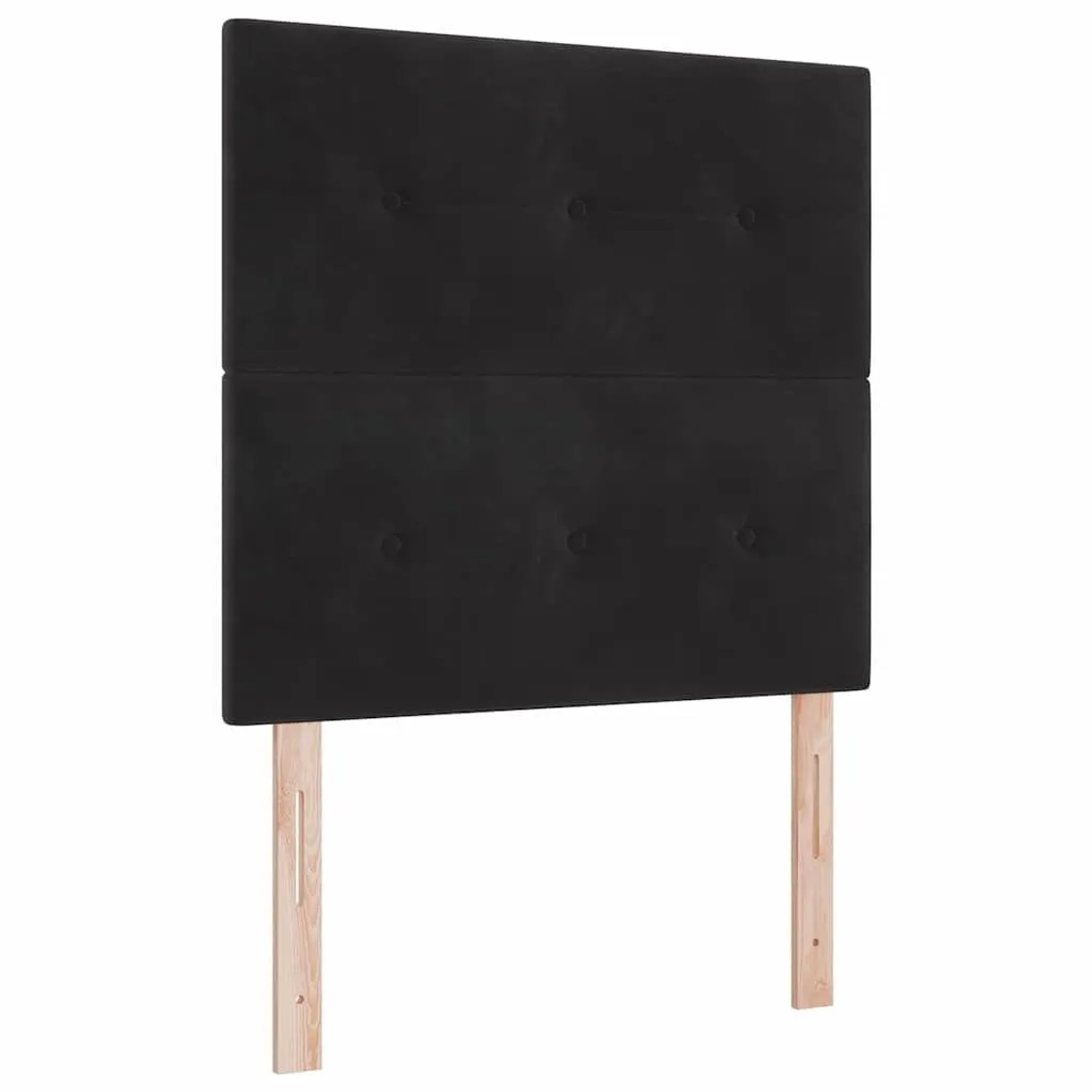 vidaXL Kopfteil Schwarz 100 cm Samt 3337817