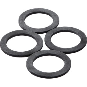 4er Set: KÖRO EPDM Dichtungsringe 24x34x2 mm für 1/2" Verschraubungen.