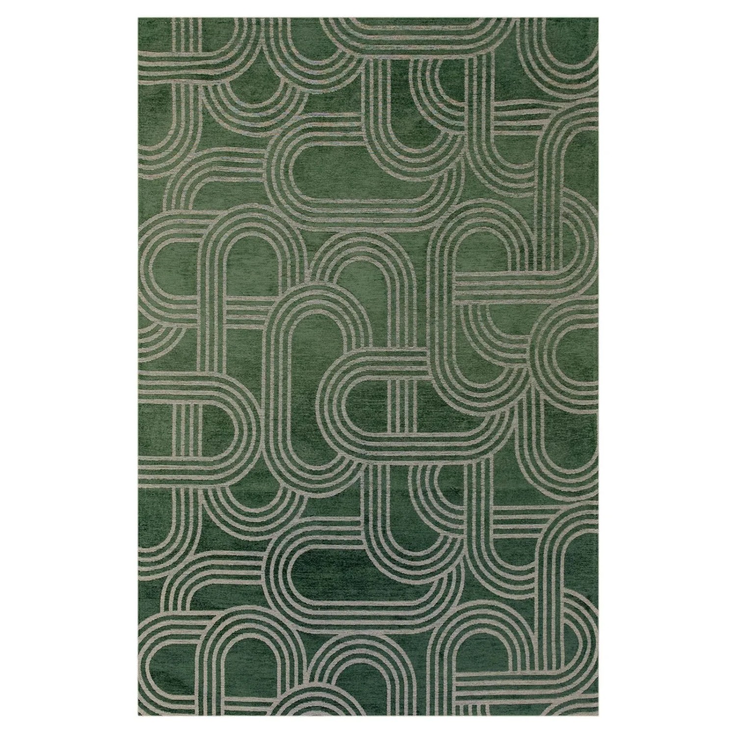 Lola&Moi Teppich Green Dream Grün 140x200cm