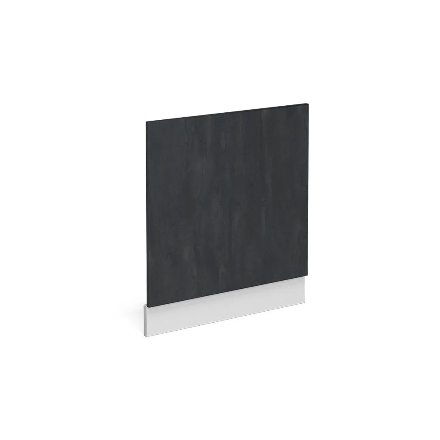 Vicco Frontblende R-Line Geschirrspüler Fronttür Schwarz Beton Weiß 60 cm ohne Arbeitsplatte
