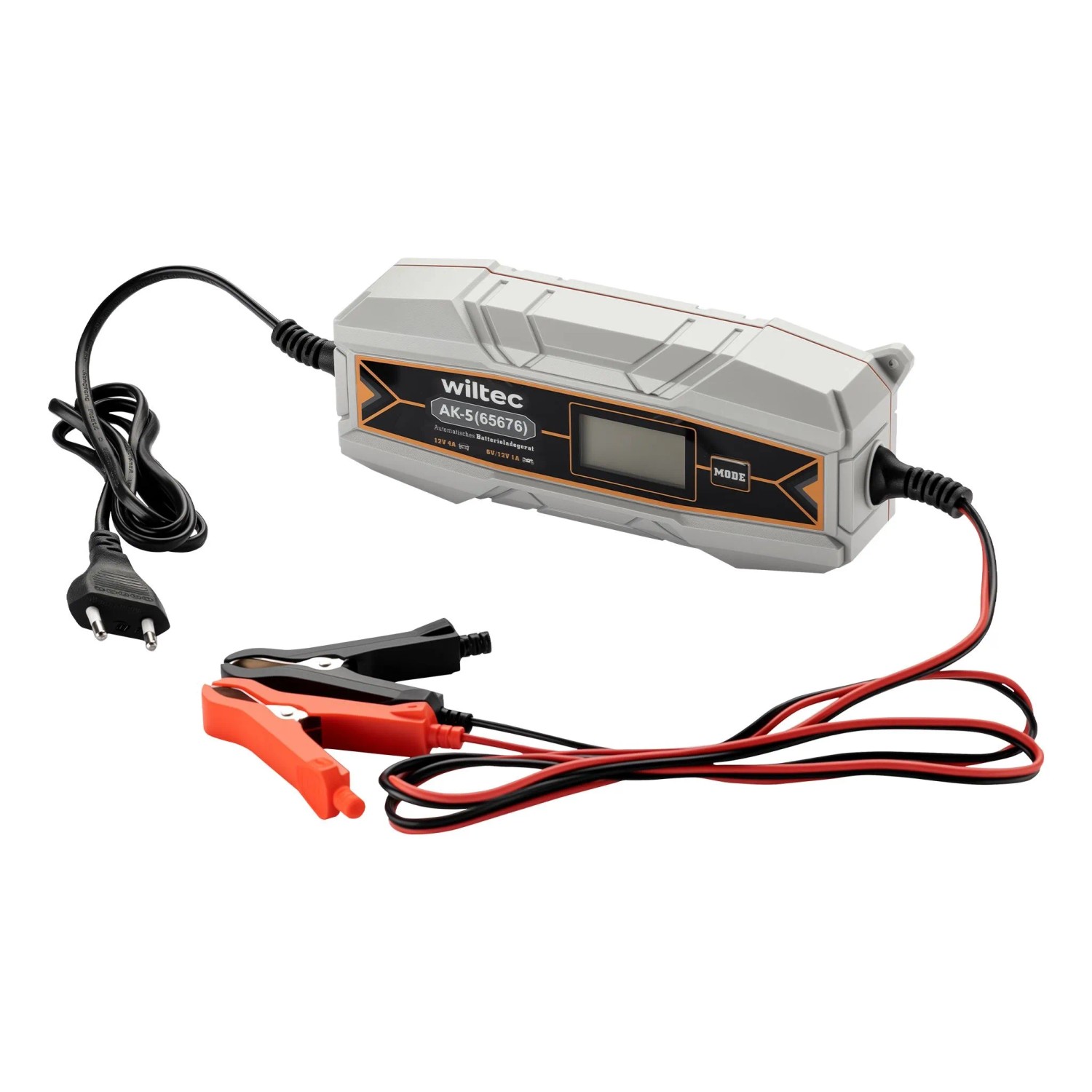 Wiltec Ladegerät 6-12V Batterieladegerät 10-120Ah Autobatterie Kfz Lcd-Display