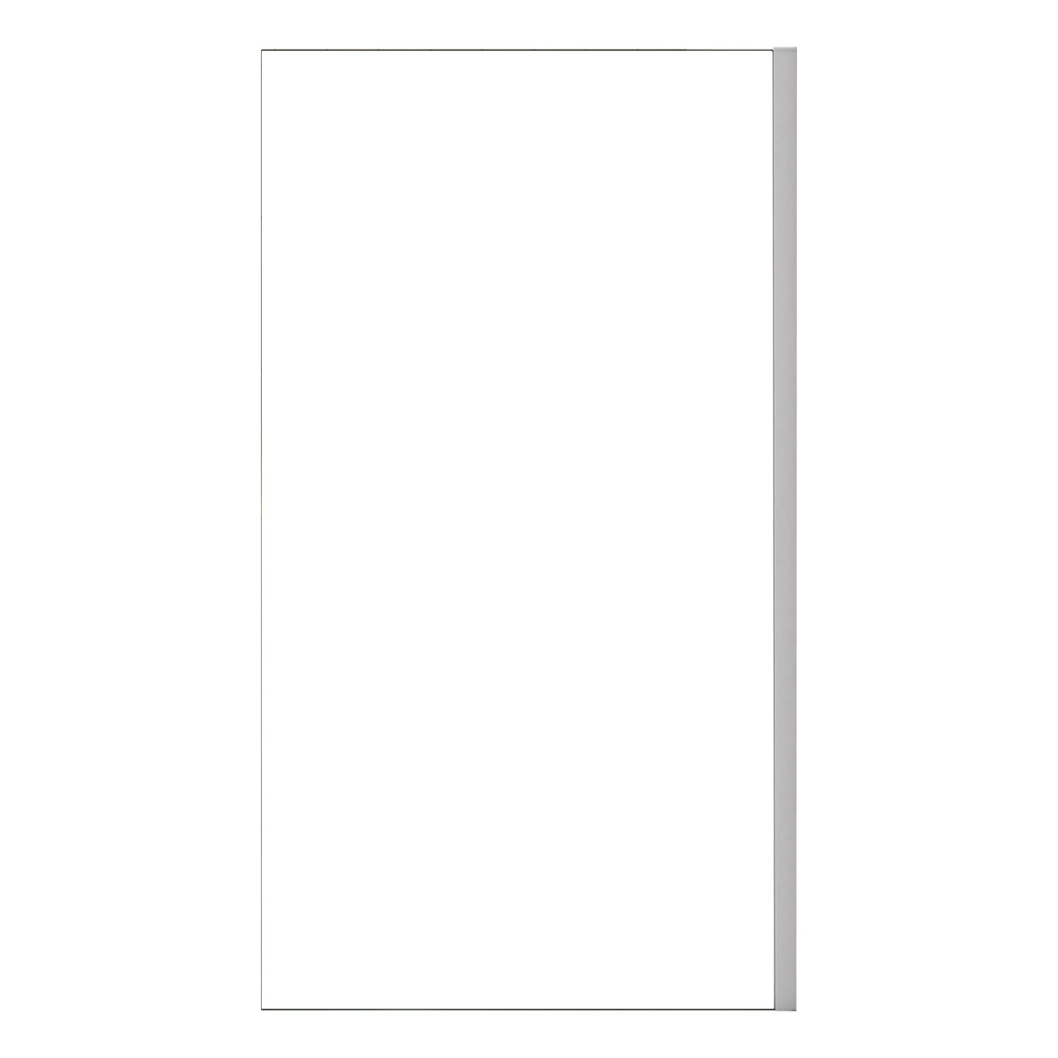 Aica 70x140cm Alu Silber Matt Rechteckige Badewannenaufsatz 6mm Esg Nanoglas Duschabtrennung Duschwand