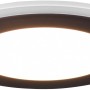 Schwarzer, matter Trio LED Einbauspot Aura, 10W, 1040 lm. Einbaustrahler für Innenräume.