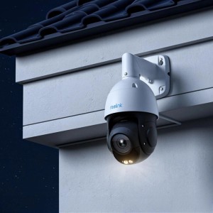 Reolink Überwachungskamera P840 Intelligente 4K PTZ PoE-Kamera mit 5-Fach Optischem Zoom und Auto-Tracking