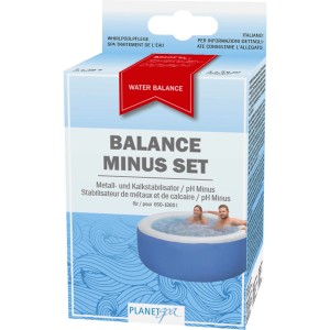 Planet Spa PH-Wert Senker mit Kalkstabilisator für Whirlpool-Pflege.