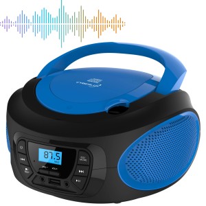 Cyberlux CL-610 CD-Player Tragbar CD/MP3/USB Radio Blau