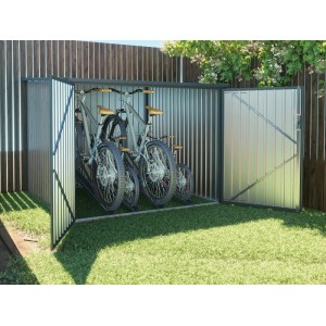 Vente-unique Fahrradbox Niki Naturfarben Dunkel 189 cm