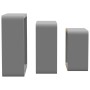 vidaXL Würfelregale 3 Stk Grau MDF 323954_6