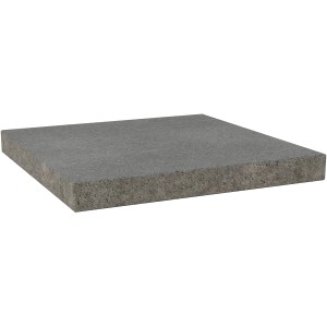Terrassenplatte Almelo, anthrazit, 50x50x5 cm. Betonplatte für Terrasse und Gehwege.