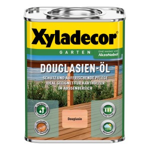 Dose Xyladecor Douglasien-Öl Holzschutz für Außen, seidenglänzend, 750ml.