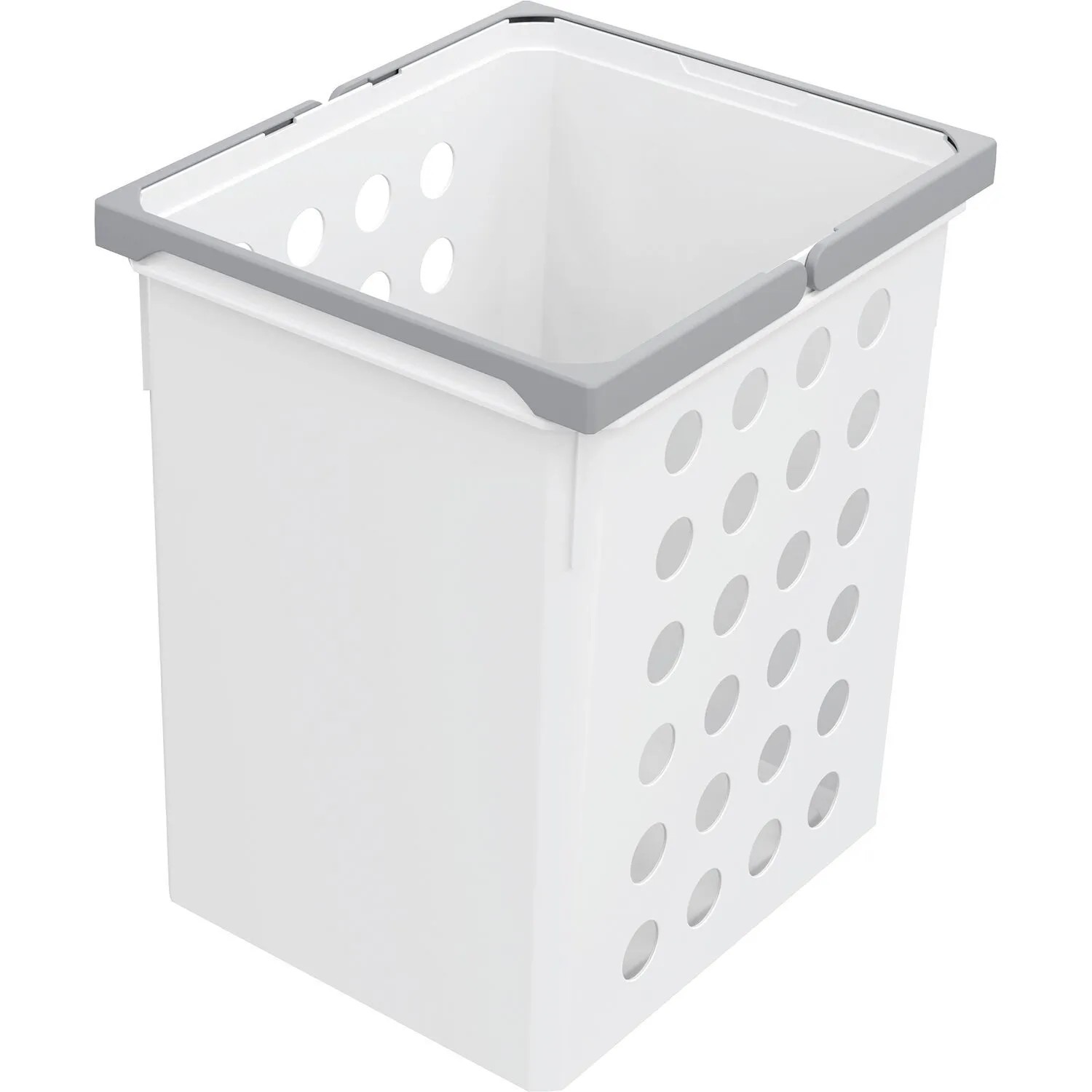 Vauth-Sagel Wäschesammler Wash 39, Wäschekorb 315x426x382 mm Kunststoff Weiß