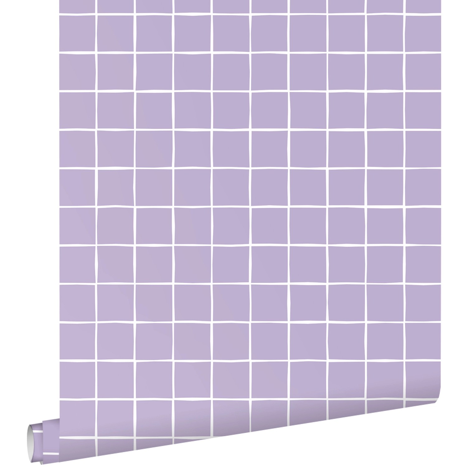 ESTAhome Tapete Karomuster Violett 50 x 900 cm günstig online kaufen