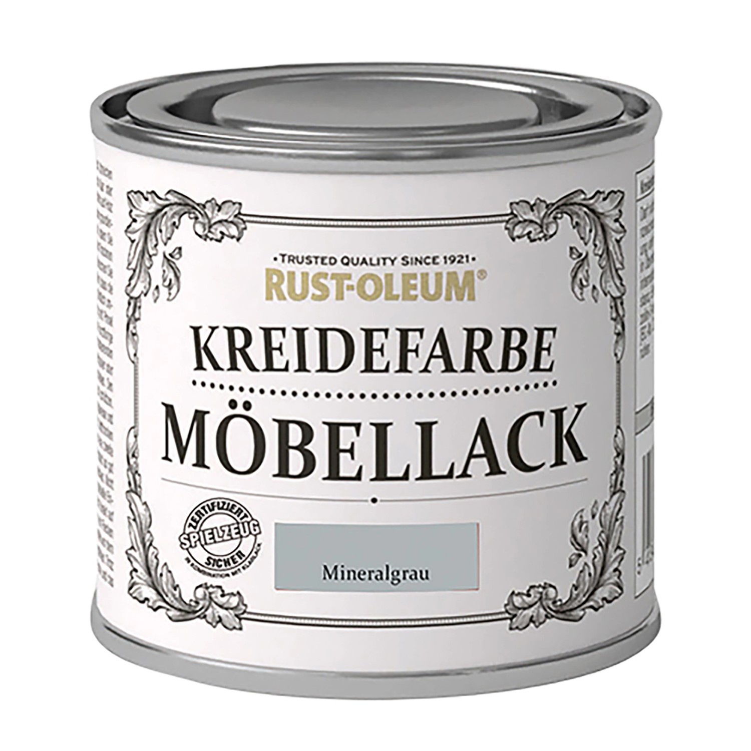 Rust-Oleum Kreidefarbe Möbellack Mineralgrau 125 ml