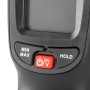 Bedienfeld des STAHLWERK digitalen Luftfeuchtigkeits- und Temperaturmessgeräts mit MIN MAX, Power/Licht und HOLD Tasten.