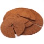 Aquagart Kokos-Mulchscheiben 60cm, Kokosfasermatten für Teichbepflanzung und Winterschutz.