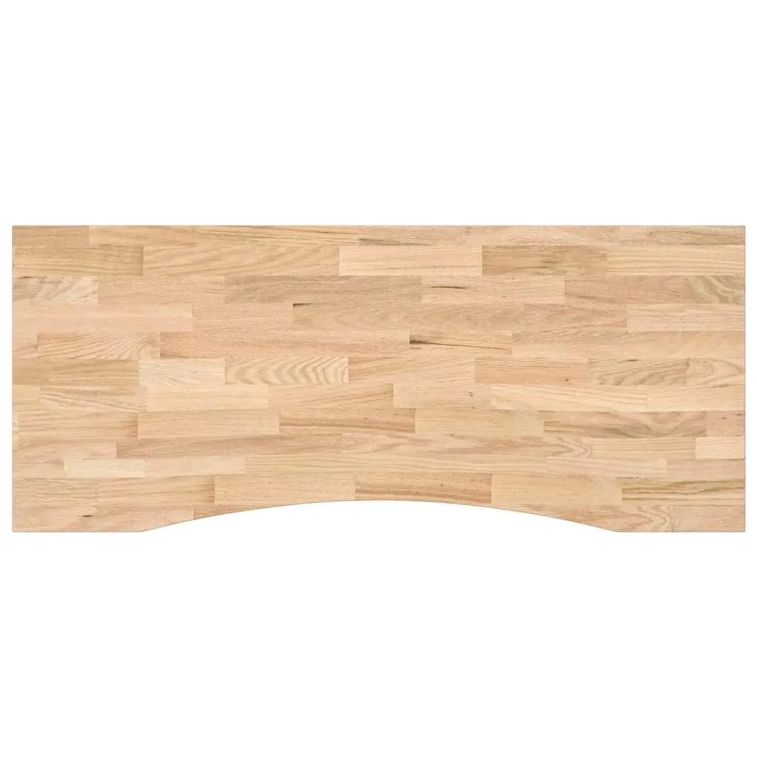 vidaXL Schreibtischplatte Unbehandelt 120x50x2,5 cm Massivholz Eiche 4009009