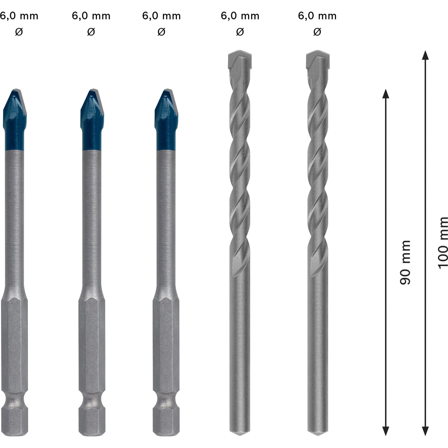 Bosch Expert Hard Keramik Mixed Bohrer Set Hex Mmm Tlg Kaufen