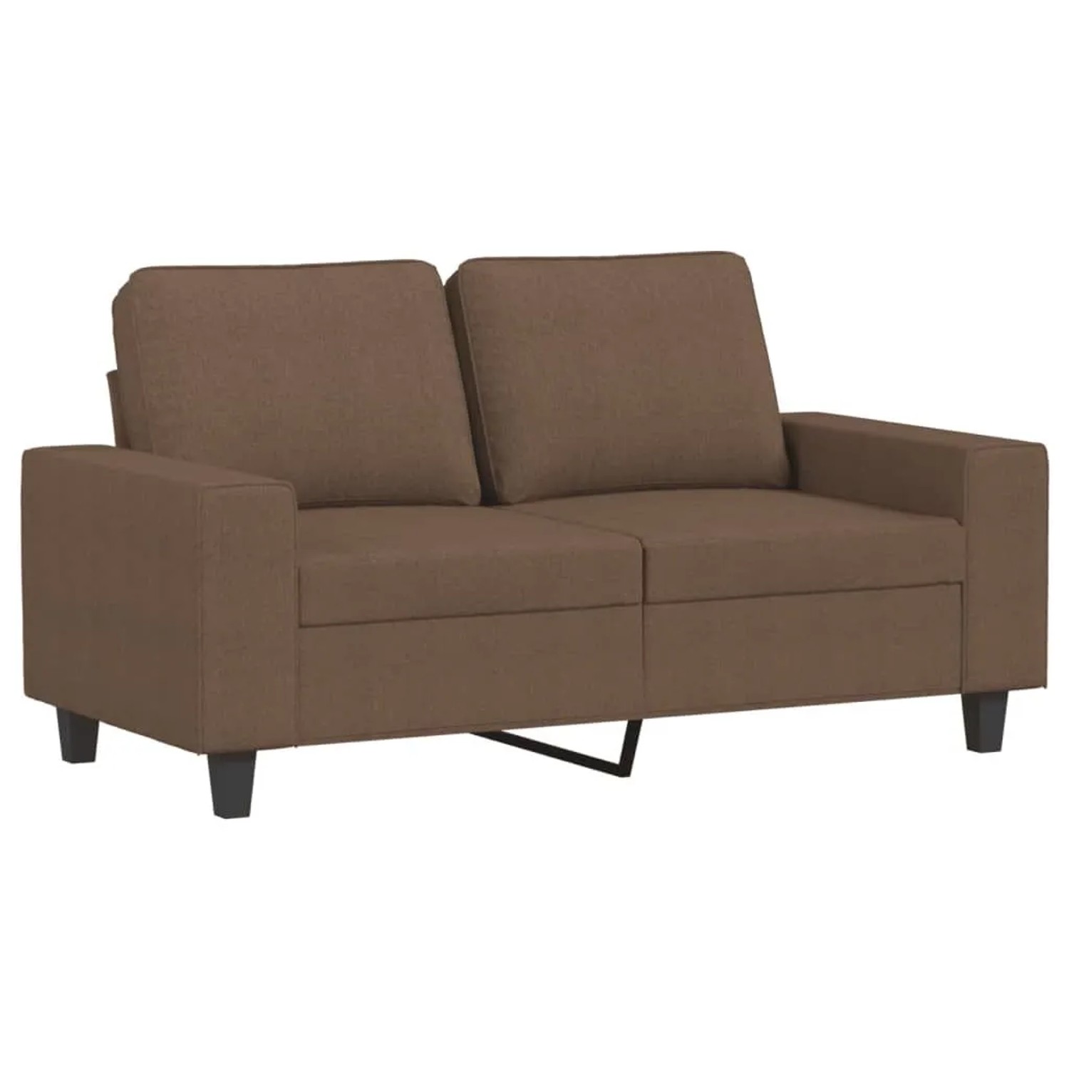 vidaXL 2-Sitzer-Sofa Braun 120 cm Stoff 359386 günstig online kaufen