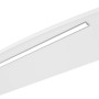Pelipal Kranzbeleuchtung Serie 4010, weiß glänzend, mit integrierter LED-Beleuchtung für Badmöbel.