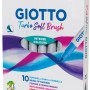 Giotto Turbo Soft Brush Fasermaler, 10 Farben im Set.