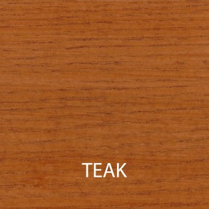 Farbmuster: Bondex Wetterschutz-Öl Teak für Holz im Außenbereich.