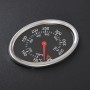 Detailaufnahme des Thermometers am Jamestown Kombigrill Dean zur Temperaturkontrolle.