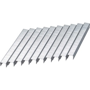 LUX Flachdrahtklammern, 12,4x8mm, 1000 Stk., für Tacker, verzinkt.