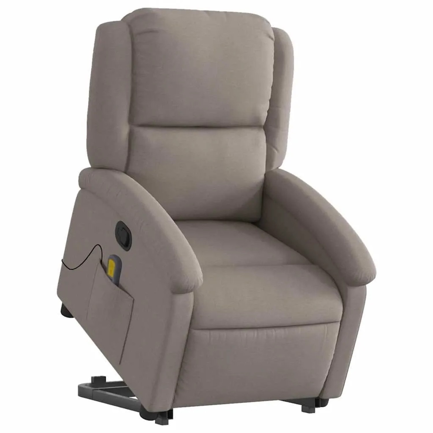 vidaXL Massagesessel mit Aufstehhilfe Taupe Stoff 3204184 günstig online kaufen
