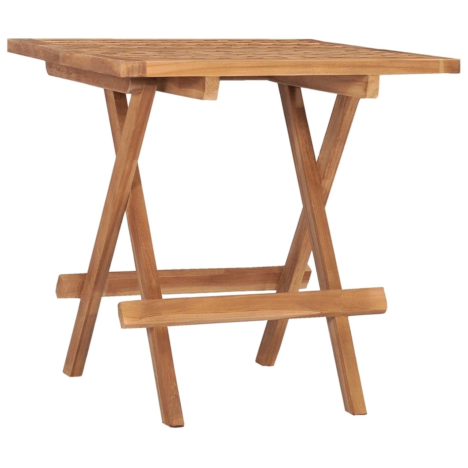 vidaXL Klappbarer Gartentisch 50x50x50 cm Teak Massivholz 315454