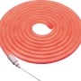LED-Lichtschlauch 360° Farbwechsel, 5 m, mit Fernbedienung, aufgerollt.