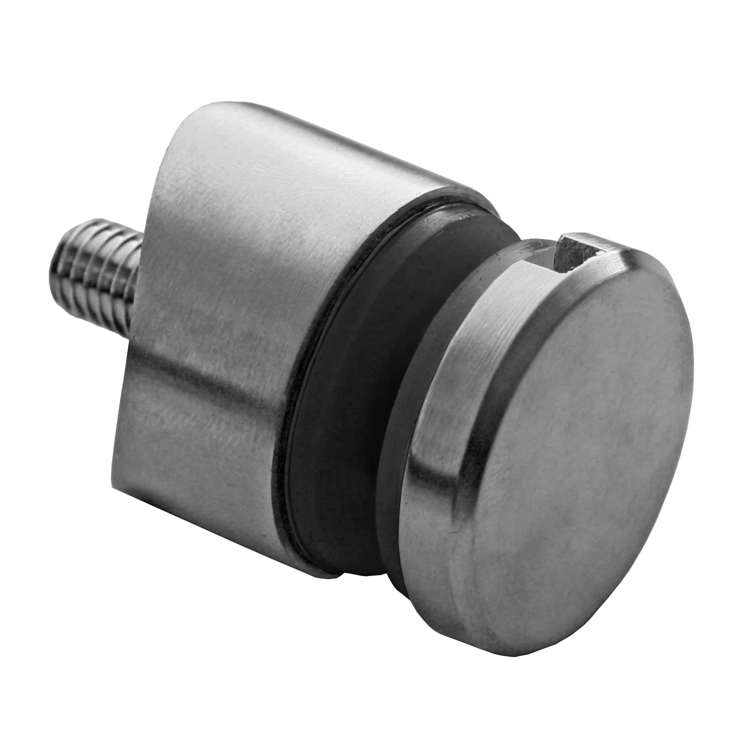 FeNau Glaspunkthalter Ø 30 mm V2A Anschluss Rohr Ø 33,7 mm