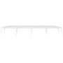 Weißes vidaXL Partyzelt 3x12 m aus PE, ideal für Gartenpartys und Feste.