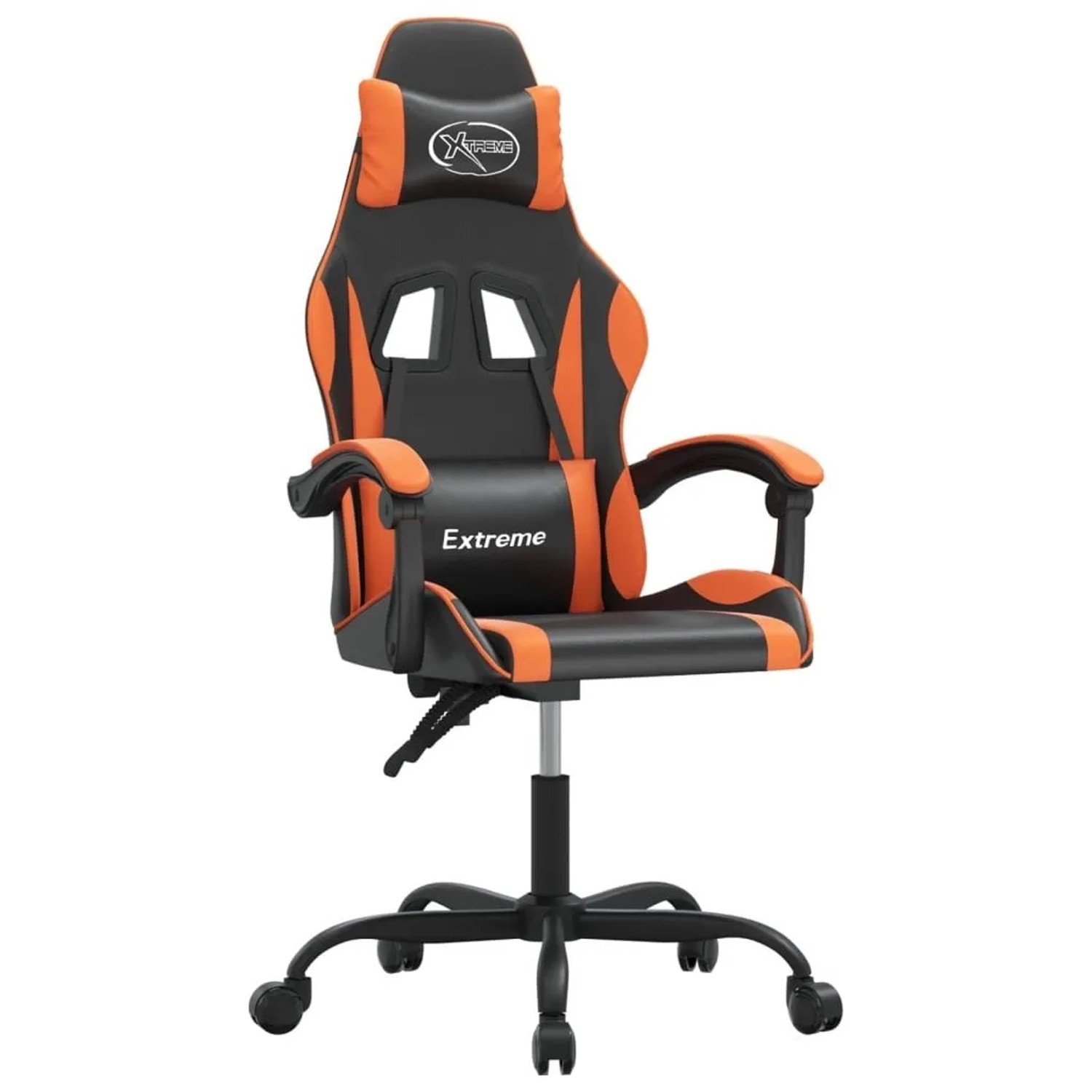 vidaXL Gaming-Stuhl Schwarz und Orange Kunstleder 3143872 günstig online kaufen