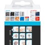 Verpackung des Tesa Handtuchhakens Smooz verchromt mit Montageanleitung.