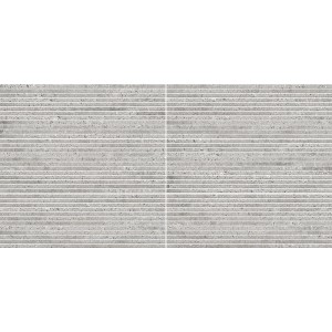Cersanit Wandfliese Moonrow, graue Steingutfliese mit Struktur, 29x89 cm, für den Innenbereich.
