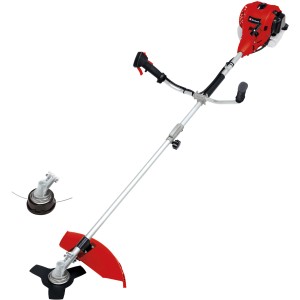 Einhell GC-BC 25/1 I AS Benzin-Sense mit 3-Zahn-Messer und Fadenspule.