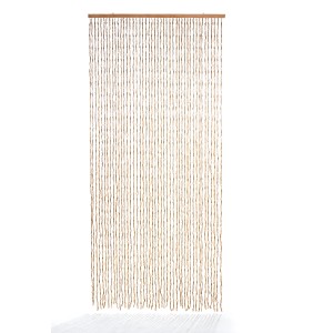 Kobolo Türvorhang CIRCLES, Papiervorhang mit 45 Strängen, 100x210cm, Insektenschutz und Deko.