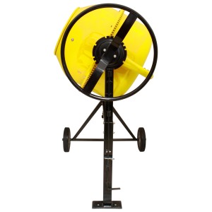 Güde Betonmischer GBM 130, gelb-schwarzer Mischer für Bauarbeiten.