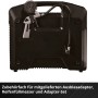Einhell Akku-Kompressor TE-AC 36/8 Li OF Solo im Koffer mit Zubehör wie Reifenfüller und Ausblaspistole.