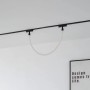 Moderne, weiße Lindby LED Deckenleuchte Lumaro aus Textil, 1-flammig.