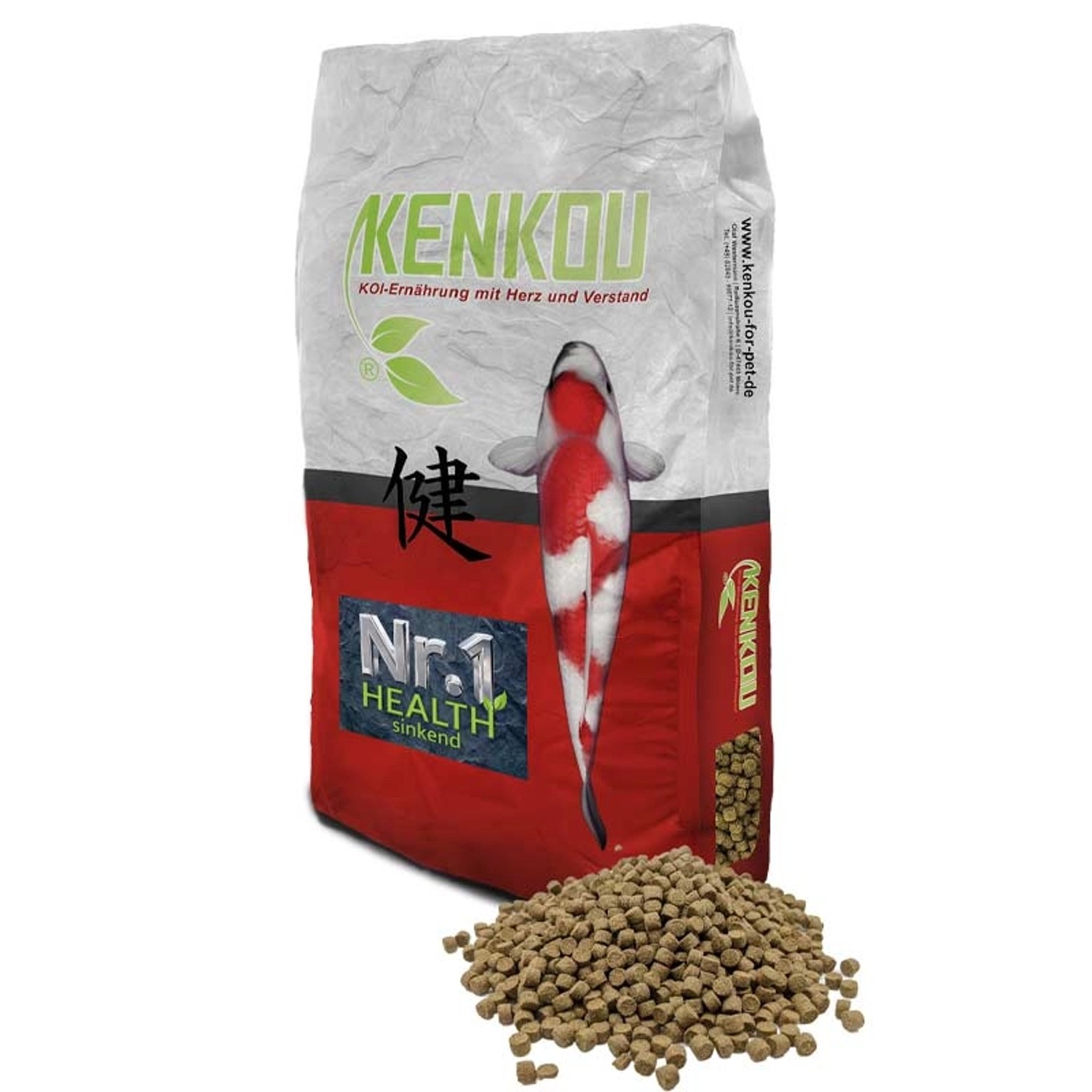 Kenkou Teichfutter Nr.1 Health Sinkend 4.5 mm 5 kg günstig online kaufen