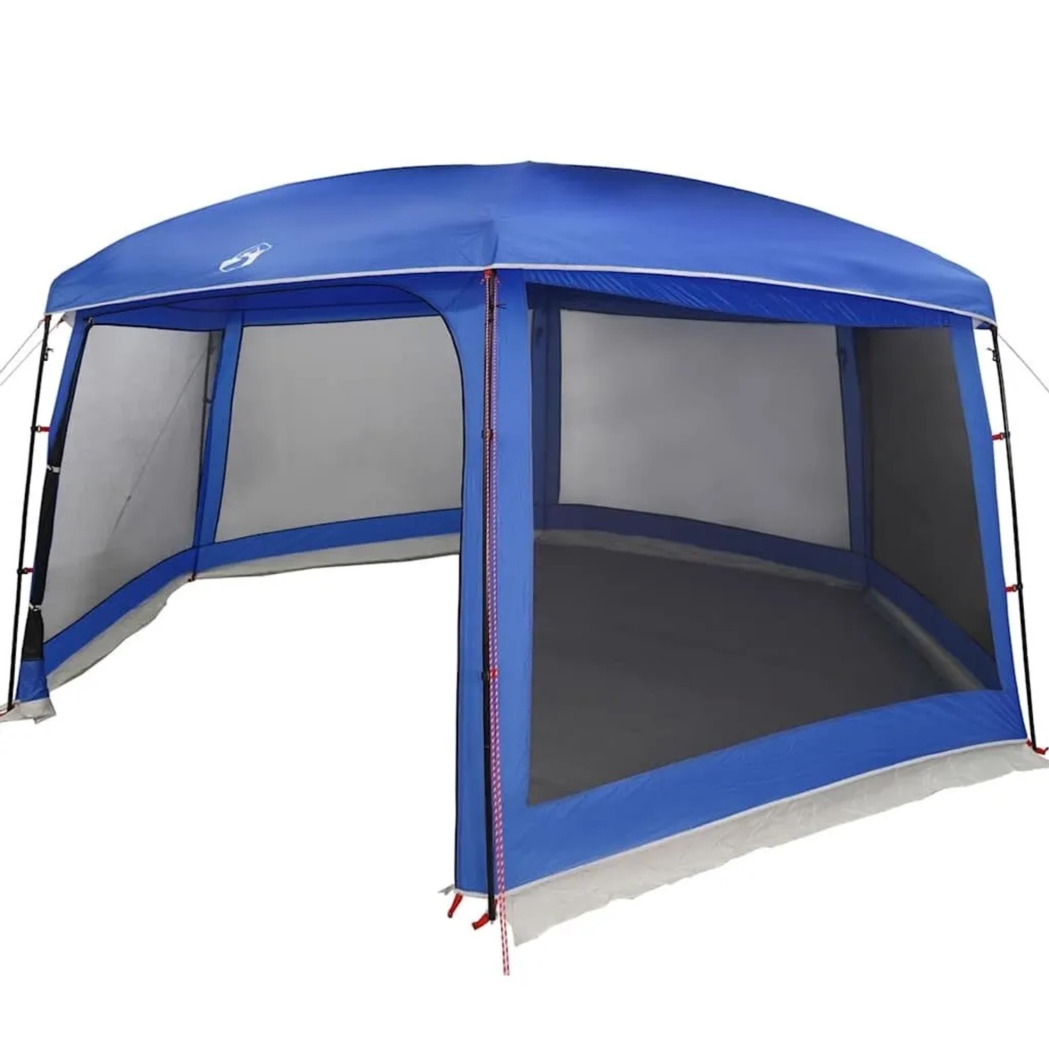 vidaXL Poolzelt mit Abnehmbarem Überzelt Netzwänden Azurblau 670x590cm 4100631_8