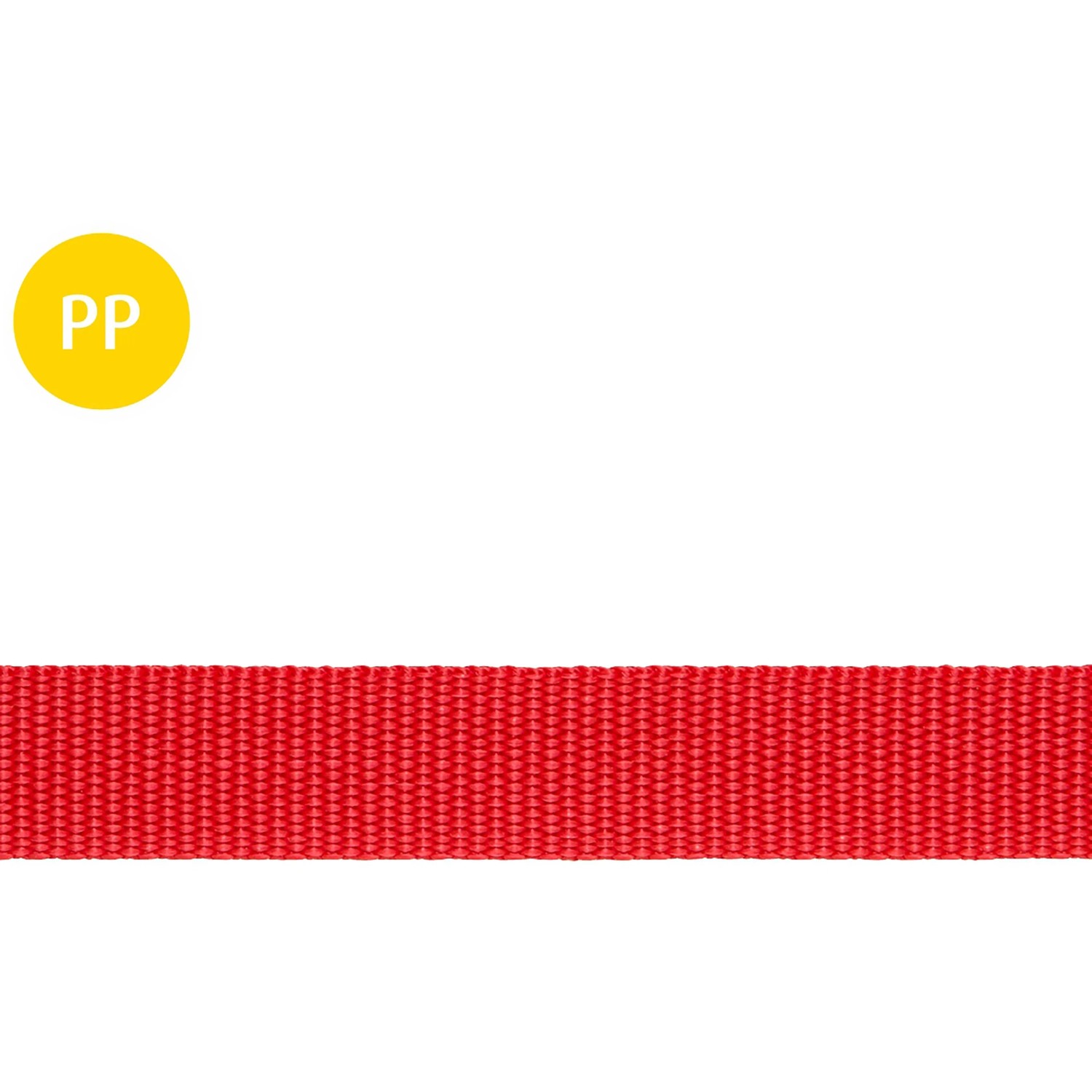 Conacord Gurtband Polypropylen Multifil 25 mm Rot Meterware