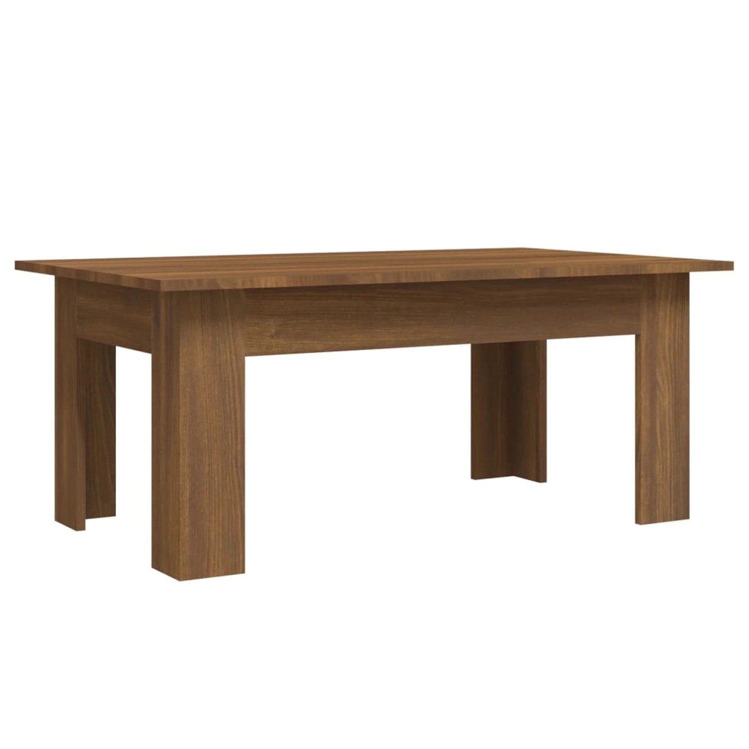 vidaXL Couchtisch Braun Eichen-Optik 100x60x42 cm Holzwerkstoff günstig online kaufen