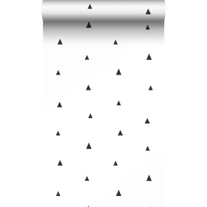 Origin Luxury Wallcoverings Tapete Grafische Dreiecke Schwarz Weiß 53 Cm X 1005 Cm 347681